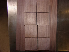 8 PC WALNUT LUMBER WOOD KILN DRIED BOARDS 8W 2" X 2" X 1 1/8" FLAT 1/4 SAWED
