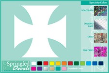 Iron Cross Cut Vinyl Decal 1 Car Truck Window Sticker For Almost Anything