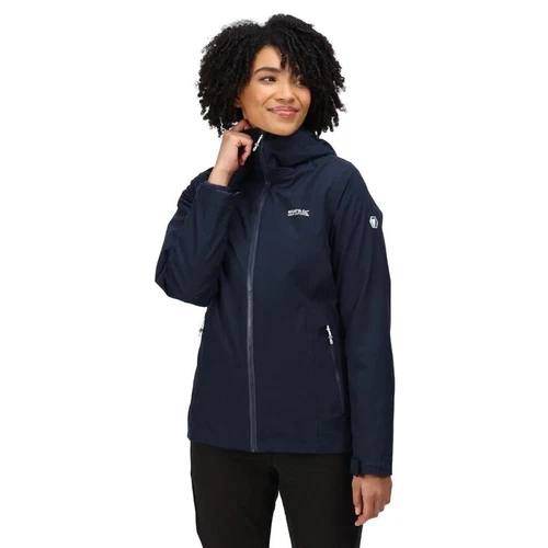 Regatta Womens Wentwood 3 in 1 Waterproof Jacket Ladies Navy Blue Coat RRP 150
