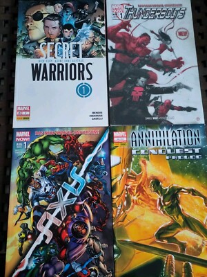 4x MARVEL ANNIHILATION CONQUEST PROLOG SECRET WARRIORS AXIS CARNAGE THUNDERBOLTS