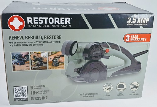 Restorer corded belt sander restoration tool grip variable speed ...