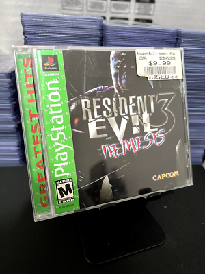 Resident Evil 3 Nemesis Greatest Hits PS1 PlayStation 1 CIB