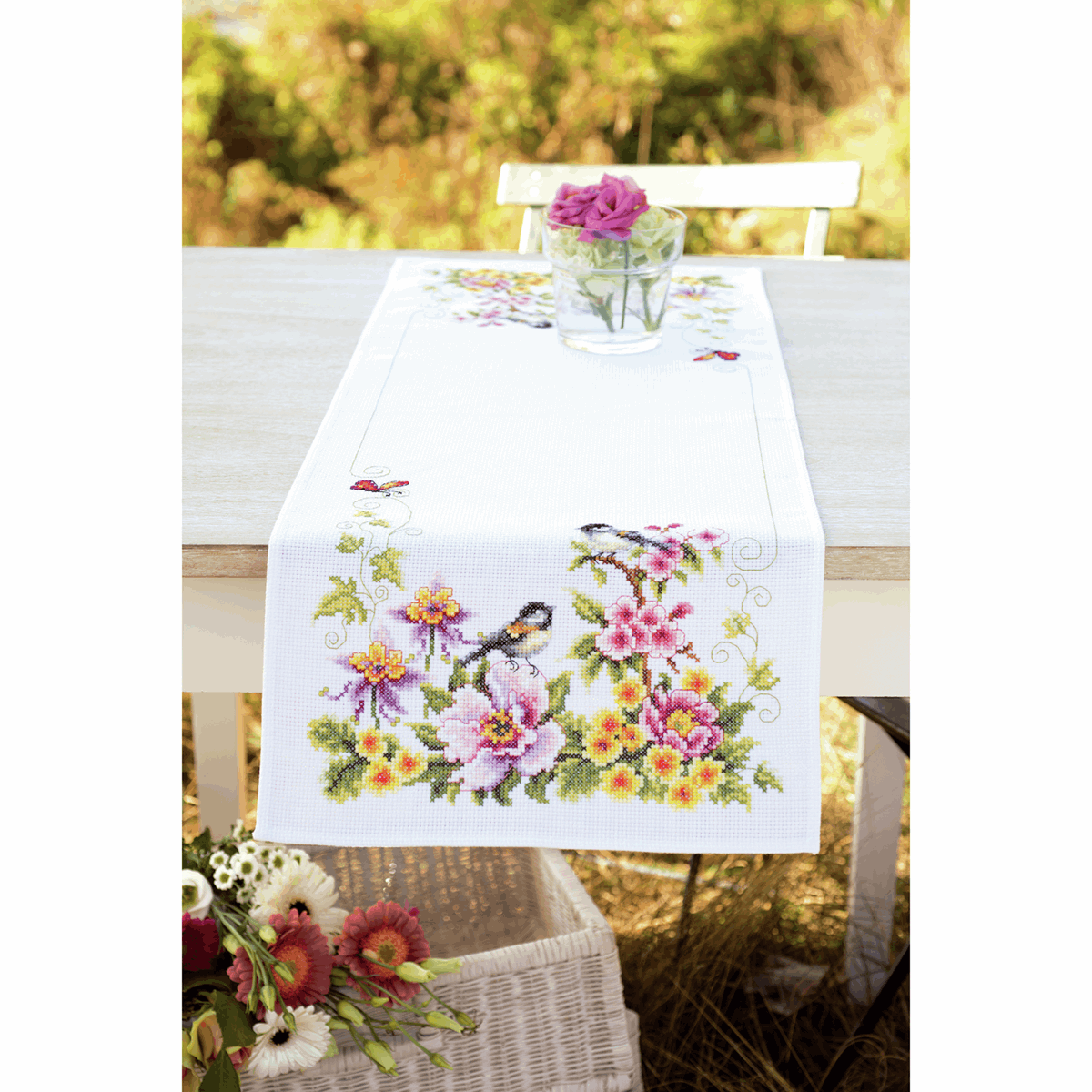 B&Q -  T/runner Spring MoodCounted Cross Stitch Kit: Runner: Spring MoodVervaco - Image 2