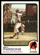 1973 Topps  Bill Parsons  #231 Milwaukee Brewers