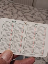 ROLEX CALENDAR CALENDAR YEAR 2005 2006 VERY RARE ORIGINAL VINTAGE