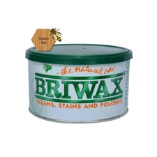 Briwax (Golden Oak) Furniture Wax Polish, Cleans, Stains, and Polishes, 1 Lb.