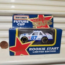 Matchbox 1993 #87 JOE NEMECHEK CINTAS DENTYNE Super Stars Car Nu in Mint Box