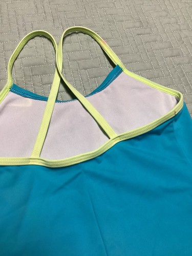 Girls Nike Blue Size 10 Swimsuit Nike Better World - Picture 4 of 5