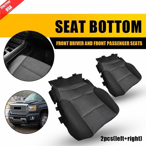 OEM-Style Driver Bottom Cloth Seat Cover – Black – Fits 2007-2009 Chevy Silverado 1500