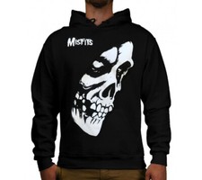 MISFITS S HOODIES BLACK MEN's SIZES