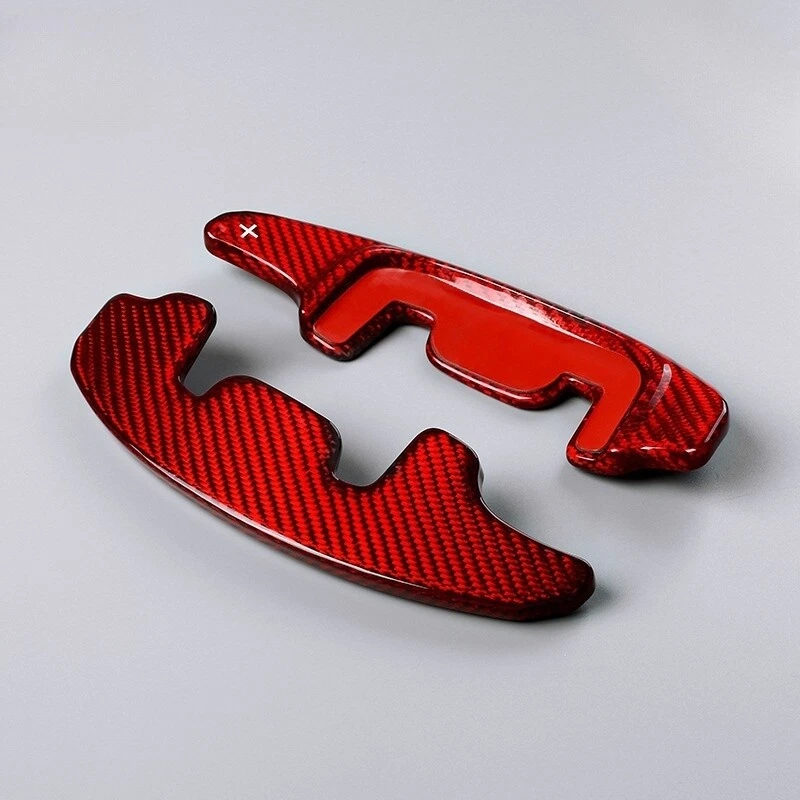 Red Carbon Fiber Steering Wheel Paddle Shifter For Mercedes Benz CLS E53 AMG GT — 第 4/4 张图片