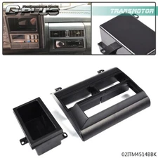 Radio Car Stereo Pocket Dash Bezel Trim Kit Black Fit For 88-94 Chevy GMC Trucks