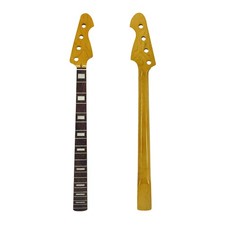 Electric Bass Neck Rosewood Fretboard 20 Fret 34 Inch Block Inlay - Bolt on Heel