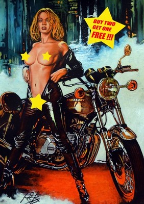 Brigitte Lahaie / Fine Art Print / Sleeved W Backing Board / Signed Rick Melton