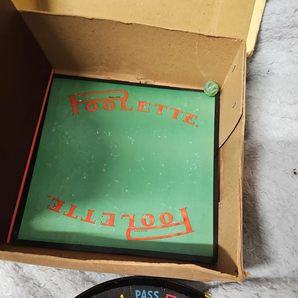Boxed 1930s Roulette Style Board Game / 'Foolette' / Vintage  - Image 4 of 4