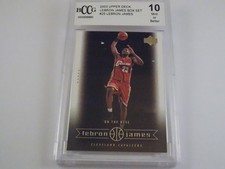 LEBRON JAMES #25 2003 Upper Deck BECKETT graded 10 ROOKIE card MINT