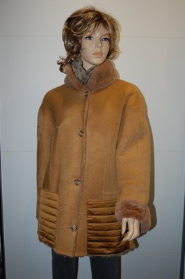 Brunello Cucinelli Schöne Lammfell Leder Wende -Jacke  Gr. S-38-40  NP 7.000