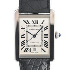 CARTIER Tank solo XL W5200027 Watches / Silver Mechanical Automatic mens