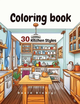 David Olubiyi | kitchen styles coloring book | Taschenbuch | Englisch (2023)