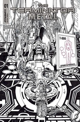    TERMINATOR METAL #1 CVR M 1:5 RATIO BOB LAYTON LINE ART FOC BONUS *10/22/25
