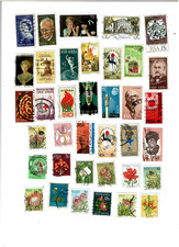 100 timbres d' AFRIQUE du SUD