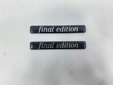 Emblem Schriftzug Final Edition Kotflügelleiste Mercedes W124 Emblem Schriftzug Final Edition Kotflügelleiste Mercedes W124