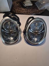 1958-1962 Corvette New Pair Of Park Lamp Assemblies Trim Parts 1958-1962 Corvette New Pair Of Park Lamp Assemblies Trim Parts