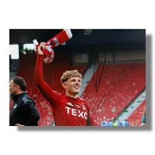 Signed CLARKSON Aberdeen A4 Photo - Football 2025 Scottish Cup Winners - COA