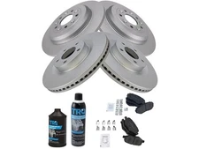 For 2011-2015 Lincoln MKX Brake Pad and Rotor Kit Front and Rear 33612YPHJ 2012