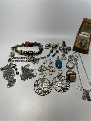 17x Mixed Designer Sterling Silver Jewelry Lot- Silpada Dawkins Pollack Avery