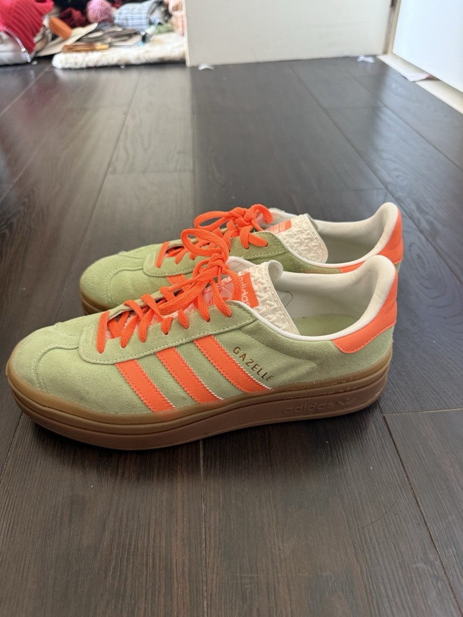 adidas gazelle silver green womens ADIDAS W Platform Gazelle Stack Lilac Sneakers JS3925 main image 1