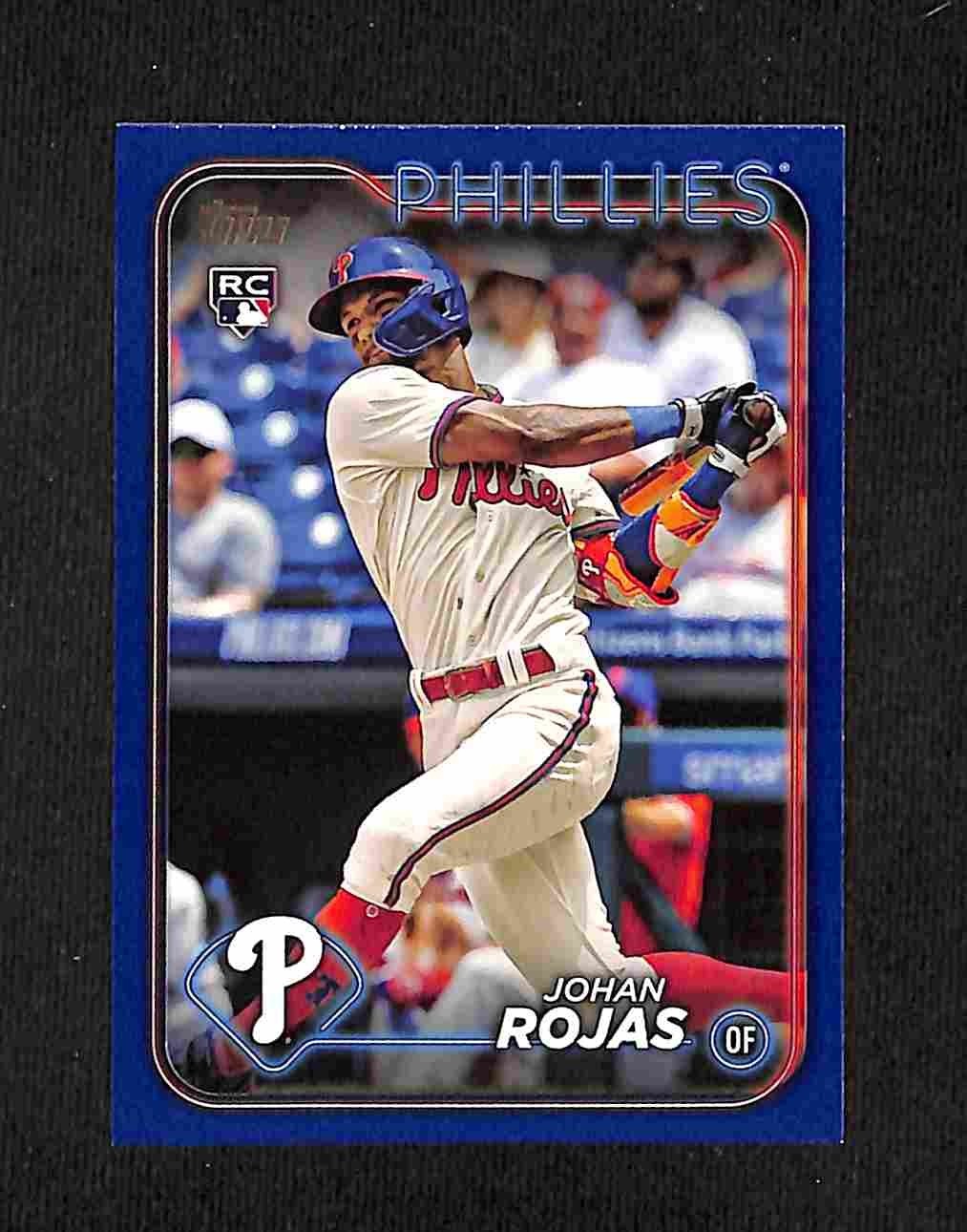 2024 Topps Series 1 - Johan Rojas #209 Royal Blue (RC)
