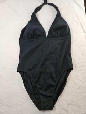 Swimming Set Merona Black L Halter, Dotti Pareo & Skirt 10