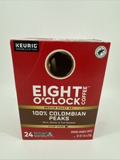 Eight O'Clock Colombian Coffee Keurig K-Cup Pods Medium Roast 24/Box exp 05/26 