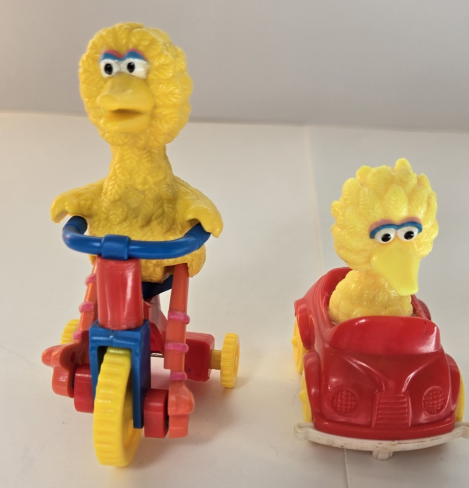 Lot of 2 Big Bird Tara Toys--Tricky Trike & red car 29116751002| eBay