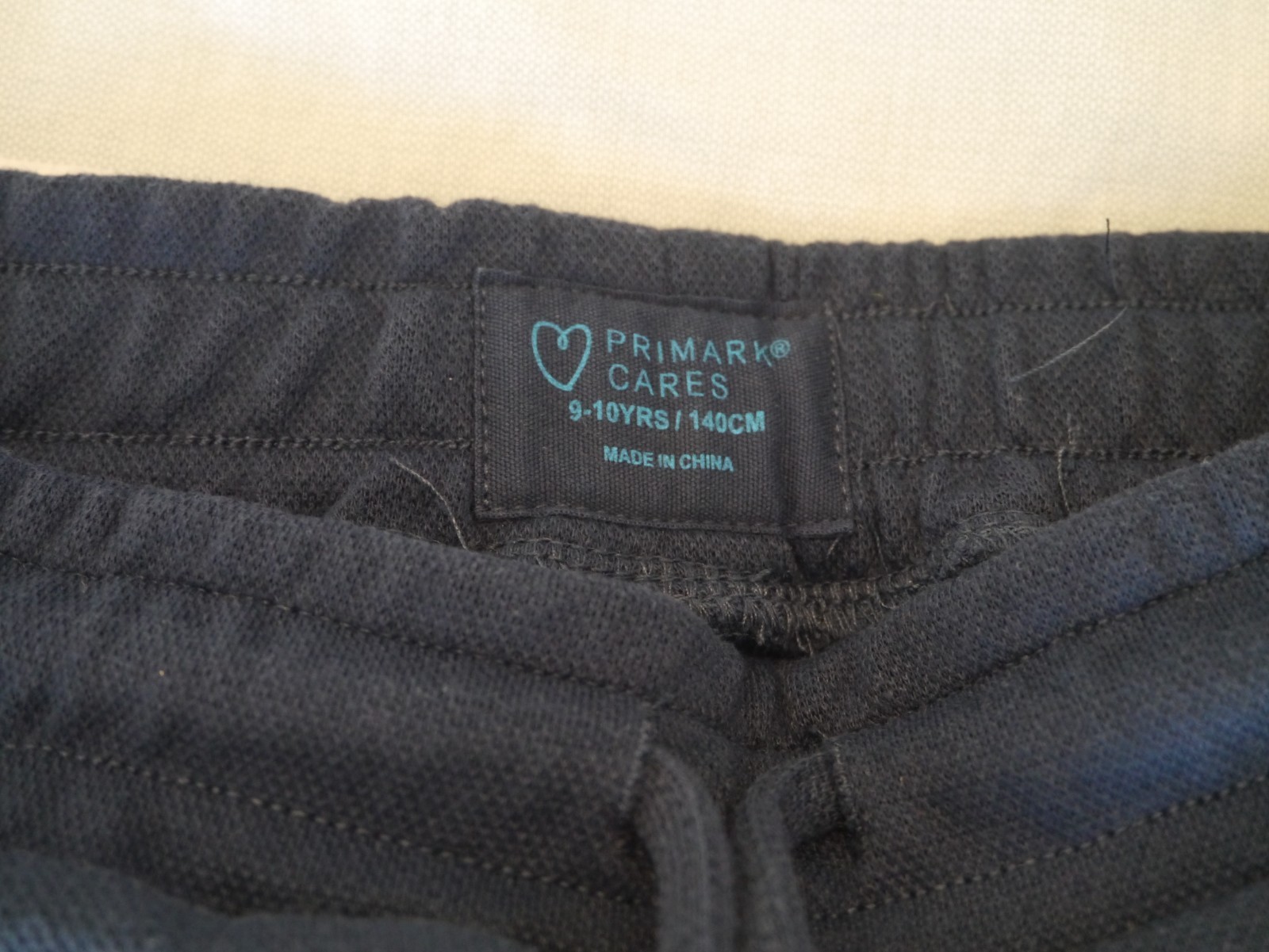 Primark boys kids sweat shorts, pair 2x bundle, blue grey, 9-10 years image 4