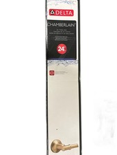 Delta 24 in. Wall Mount Towel Bar Bath Hardware Champagne Bronze
