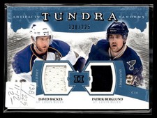 2011-12 Upper Deck Artifacts Tundra Tandems Jerseys Blue David Backes/Patrik