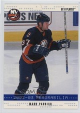 2002-03 ITG Be A Player Memorabilia Sapphire 98/100 Mark Parrish #121 4f5