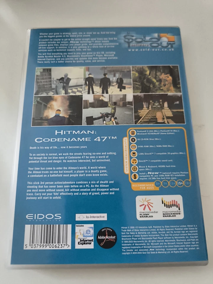 🎮Hitman-Codename 47🎮 PC Spiel Game Top Zustand 👌🏻 - Bild 3 von 3