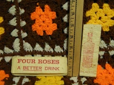 Bar Sponge LOT ~ Four Roses + RonRico Rum + Kessler + Mattingly & Moore