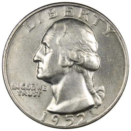 1952-D Washington Quarter BU/UNC Brilliantly Uncirculated Coin A2571