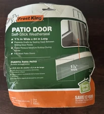 Frost King Patio Door Weather Strip Clear 1-7/8" W x 84" Long PD84CL