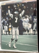 RON JAWORSKI PHILADELPHIA EAGLES SUPER BOWL XV UNSIGNED 8X10 #4