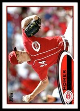 Homer Bailey 2012 Topps #659 Cincinnati Reds MLB READ FREE SHIPPING AutographDen