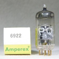 NOS/NIB Amperex PQ 6922/E88CC O-Getter Gold Pin Made in USA 1963