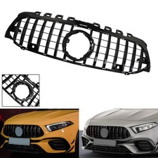 Sport Panamericana GT Kühlergrill für Mercedes A-Klasse W177 V177 SCHWARZ GLÄNZ Sport Panamericana GT Kühlergrill für Mercedes A-Klasse W177 V177 SCHWARZ GLÄNZ