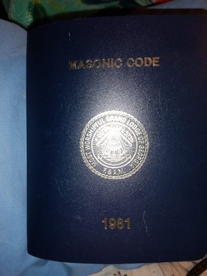 vintage 1980's supplement to Masonic Code Grand Lodge of Georgia F. & A.M.
