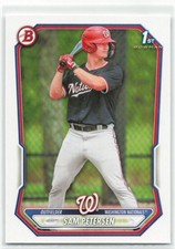 2026 Bowman Prospects Sam Petersen #BP-122 Washington Nationals