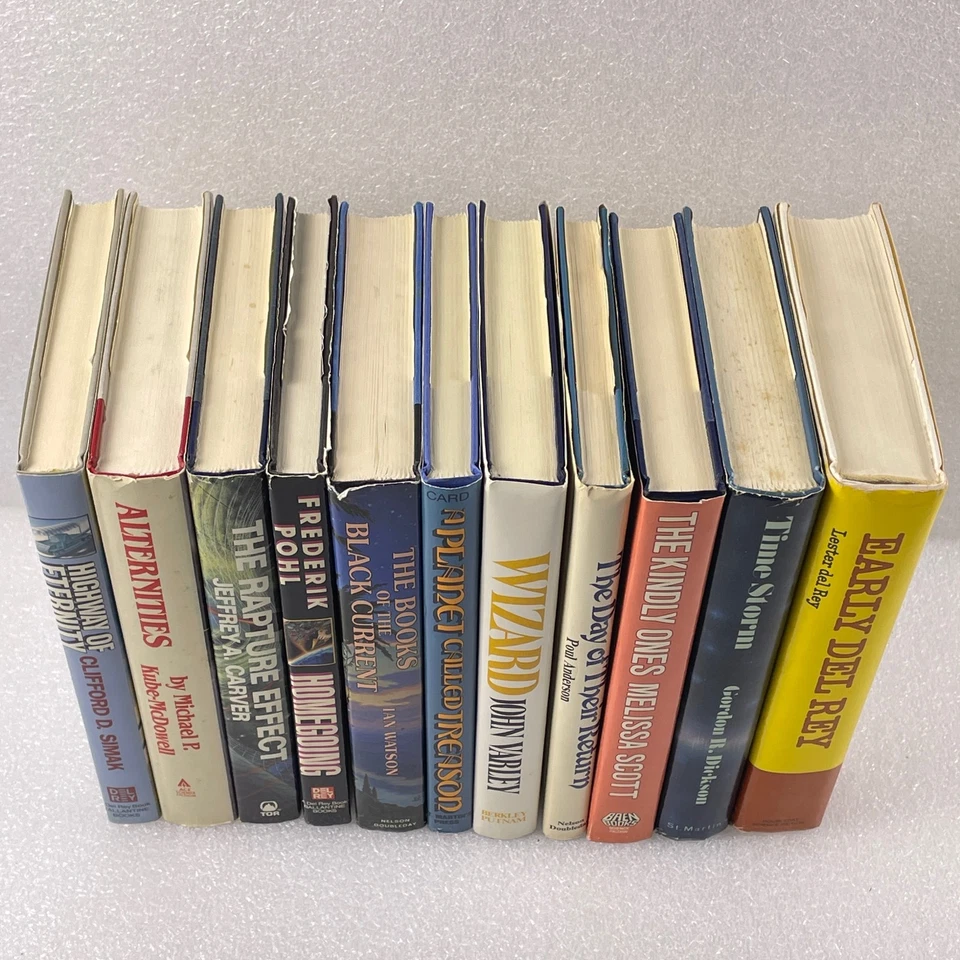 Sci-Fi Lot 11 Hardcovers Simak, Pohl, Varley, Card, Anderson - VG BCE - Image 4 of 4